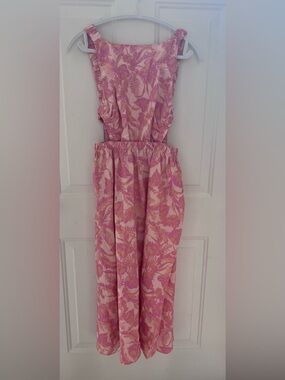 Long open back sundress